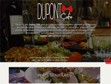 Tablet Screenshot of dupontcafe.com
